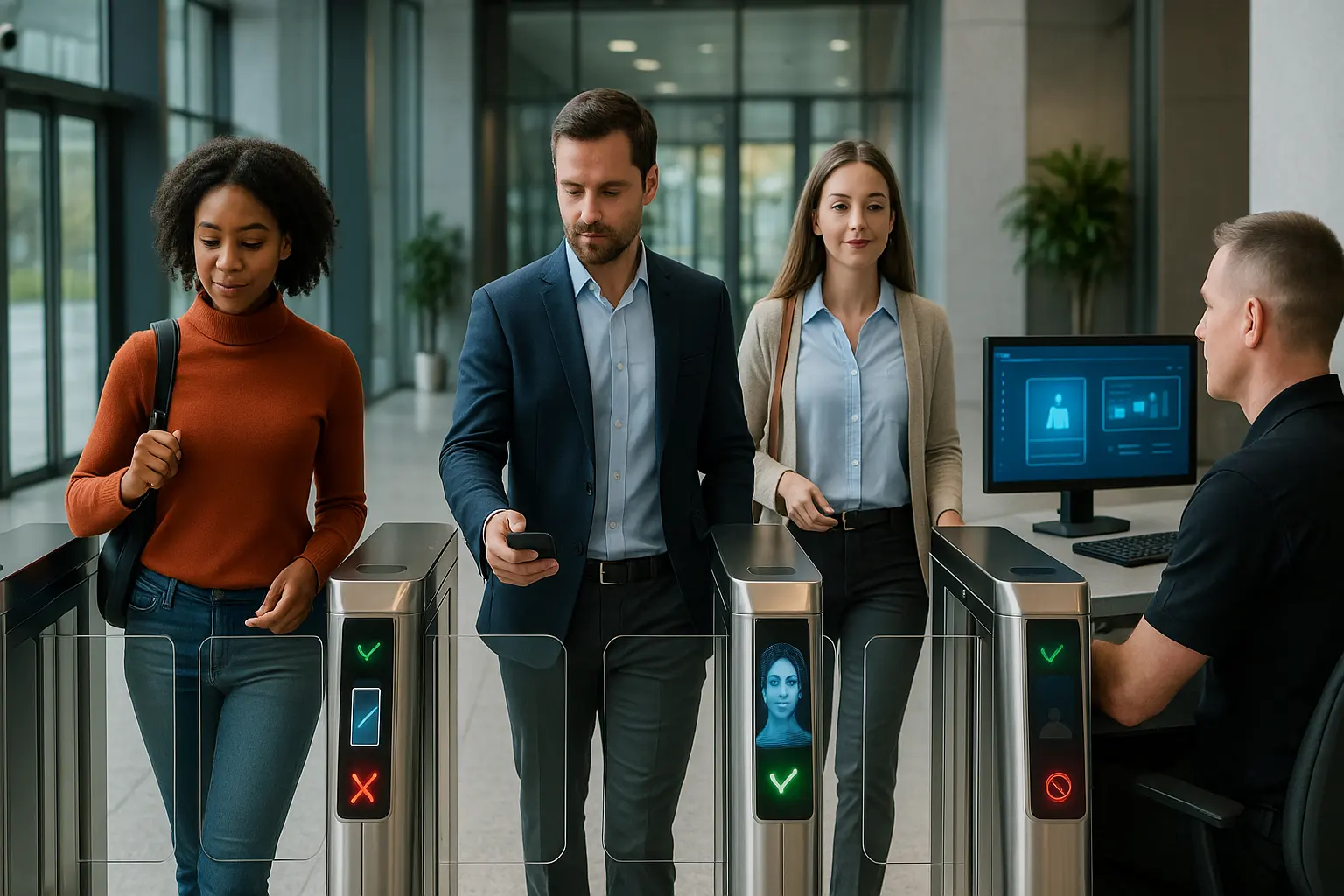 Zugangskontrolle für Gebäude