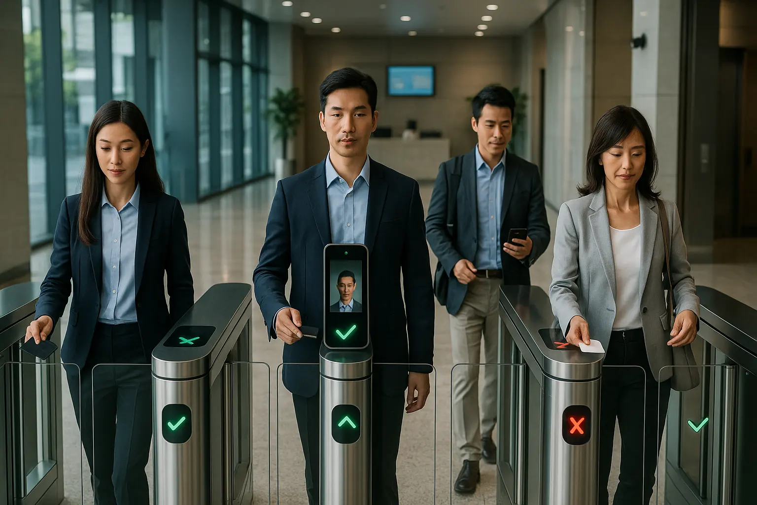 Asien-Pazifik-Schnellgate-Zugangskontrolllösung