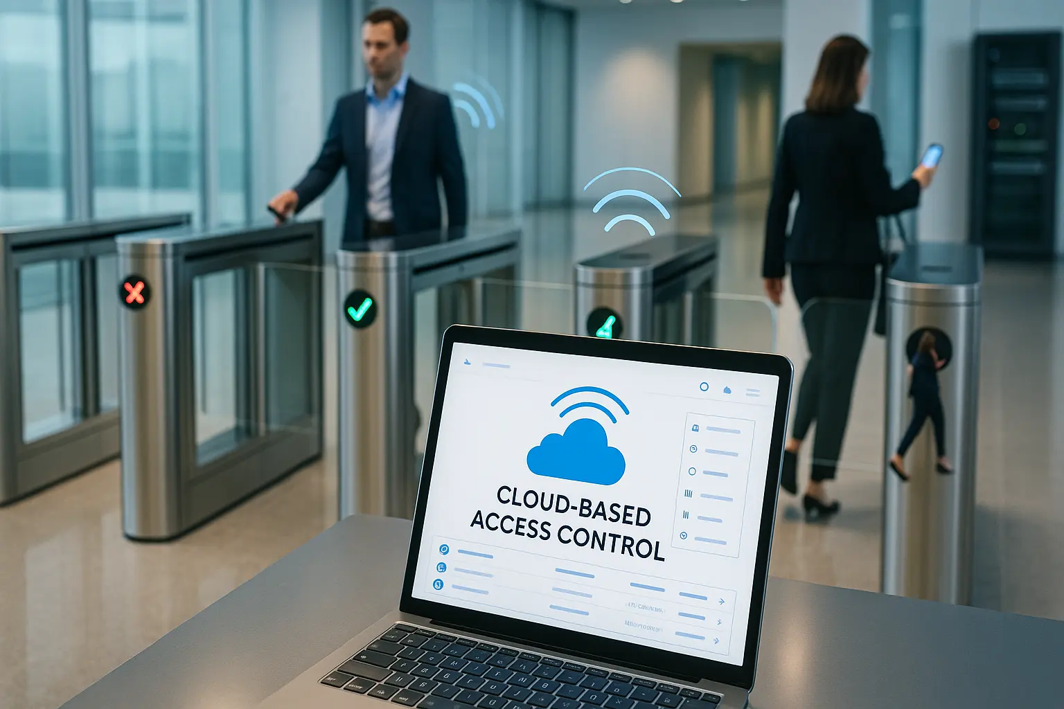 Cloud-basiertes Zugangskontrolltor