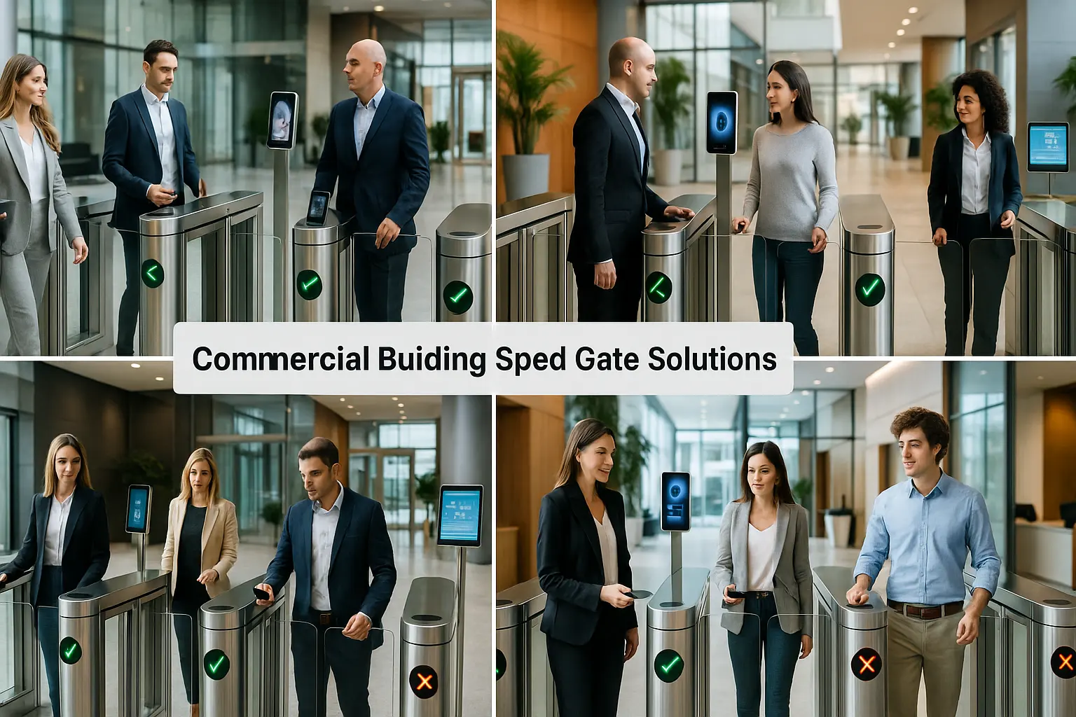 Europäische Speedgate-Lösung für gewerbliche Gebäude