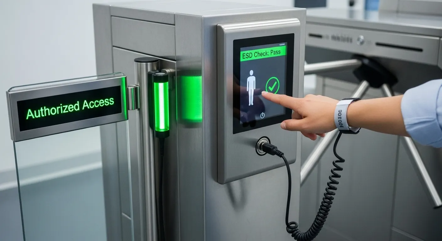 ESD-statisches Erkennungs-Zugangskontrollsystem