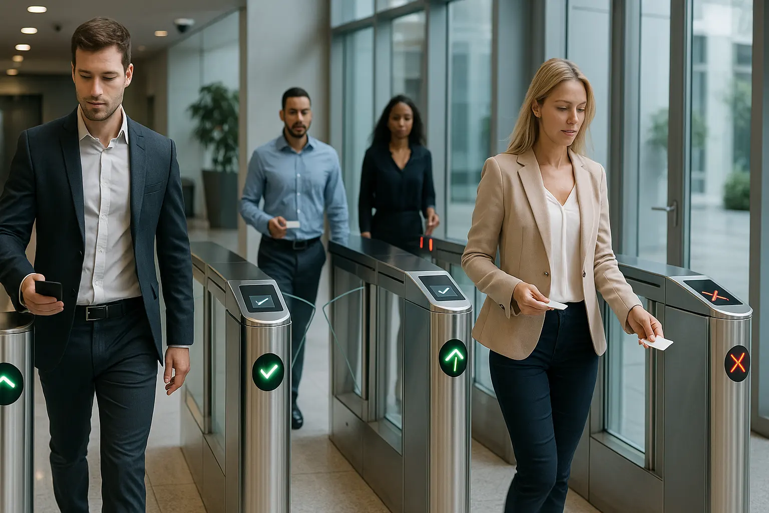 Schnellzugangsdrehkreuze