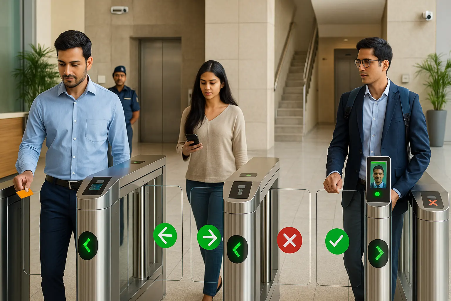 Indische Fußgänger-Geschwindigkeitskontrolle