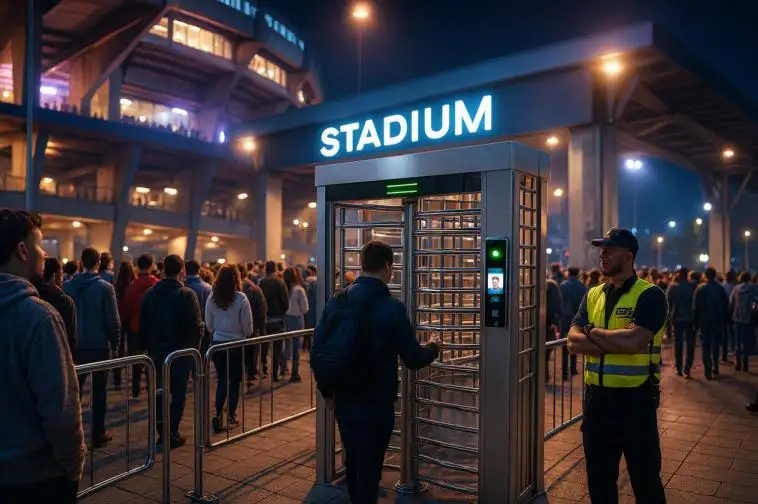 Motorisiertes Drehkreuztor