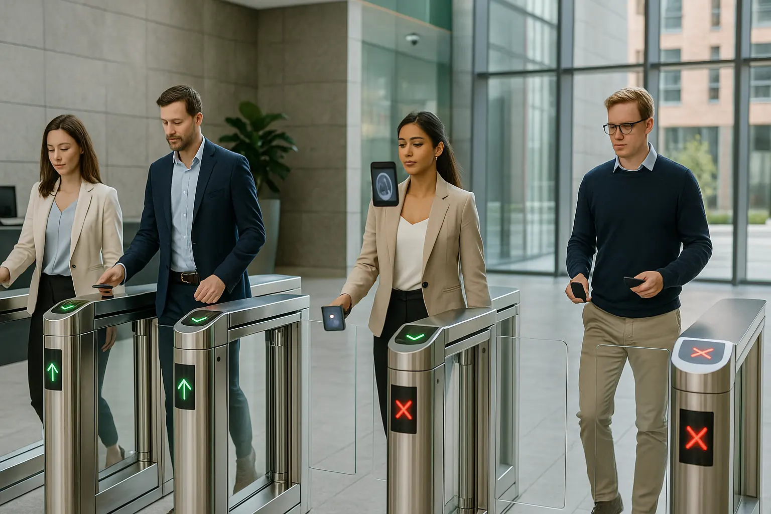 Lobby des Drehkreuzes des Niederländischen Schnellgates