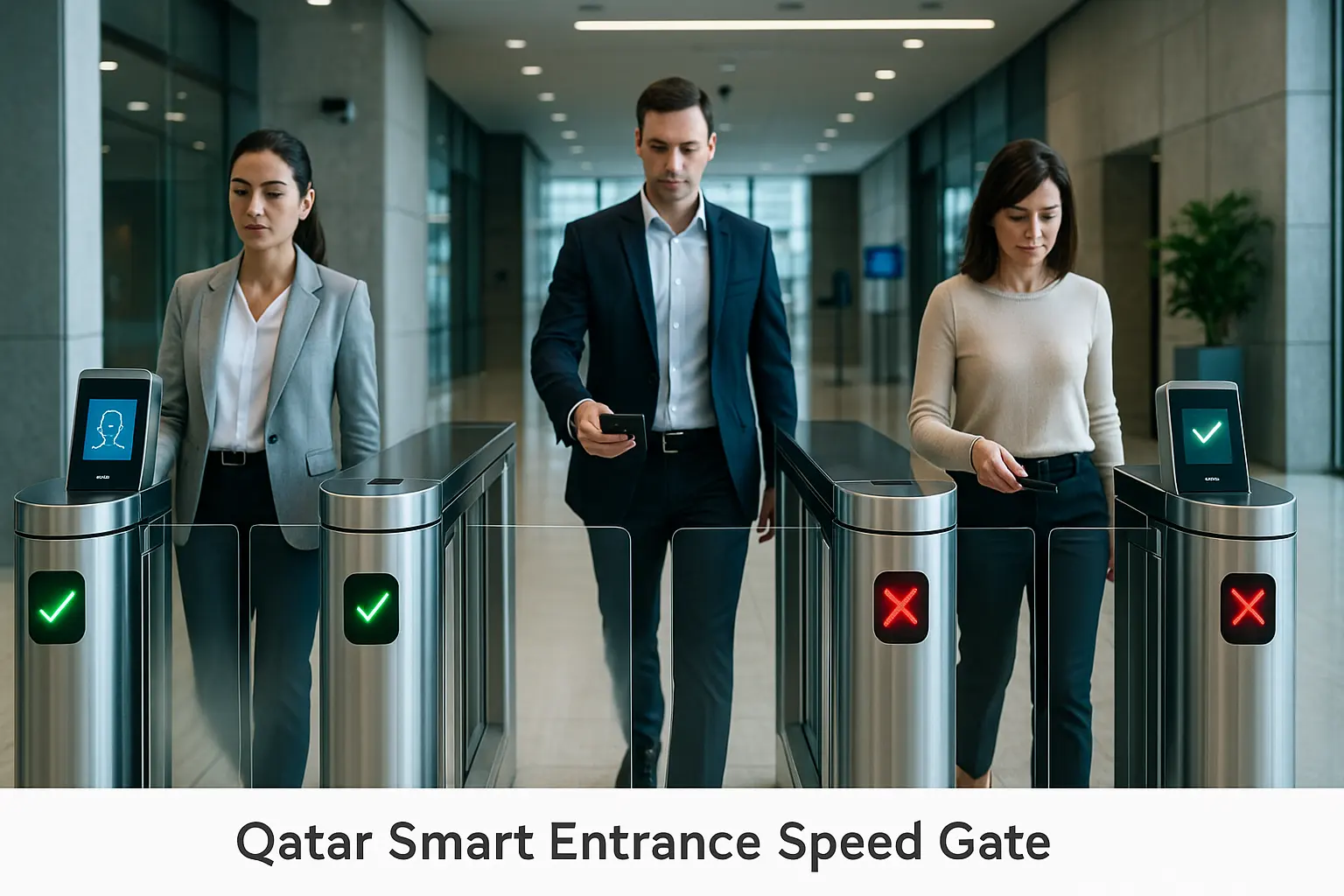 Katar Smart Entrance Speed Gate Drehkreuz
