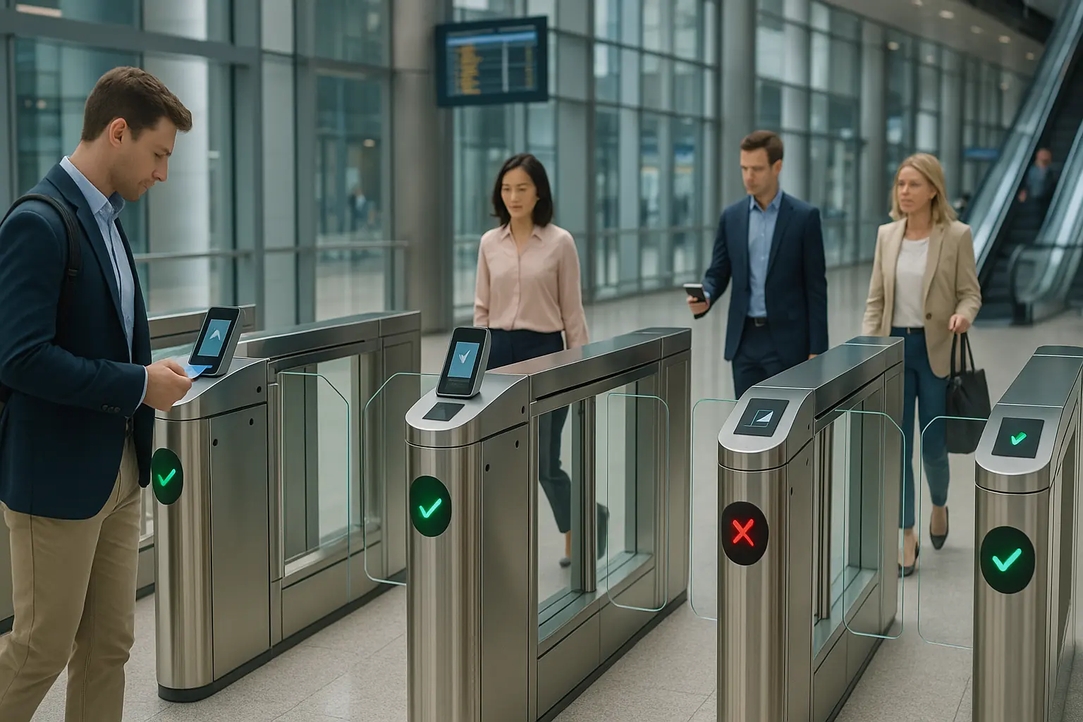 Smart Transportation Hub Speed Gate