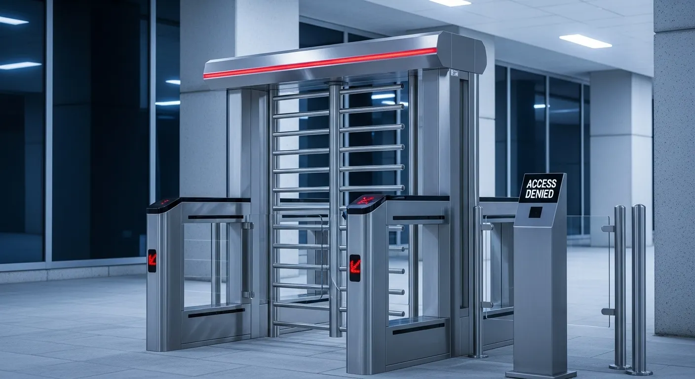 Automatischer Anti-Kletter-Drehkreuz