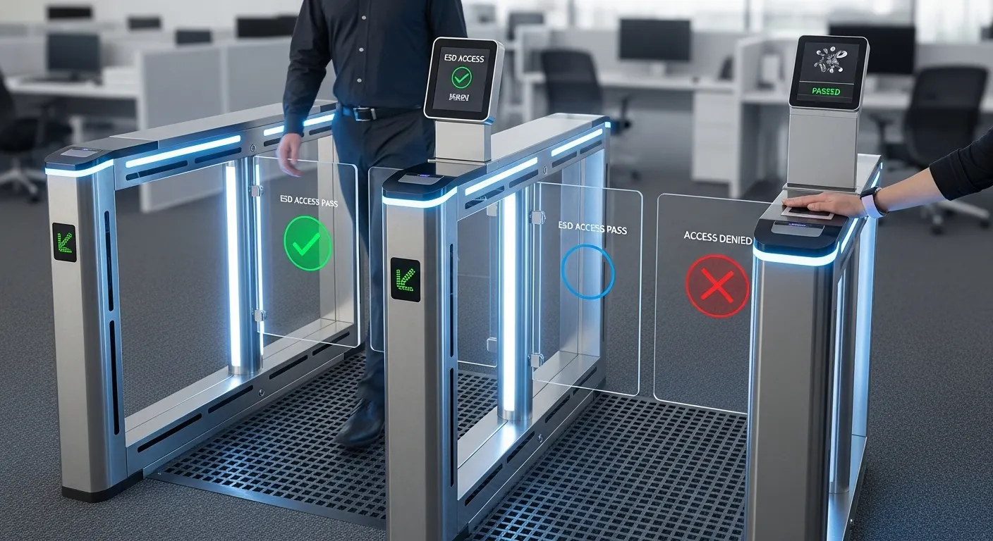 ESD-Zugangskontrollsystem