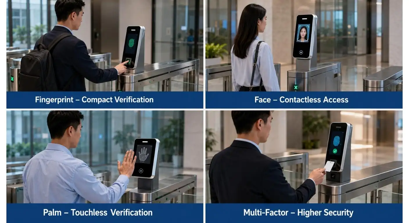 Biometrisches Drehkreuztor
